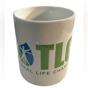 TLC Total Life Changes Vitruvian Logo Ceramic Mug